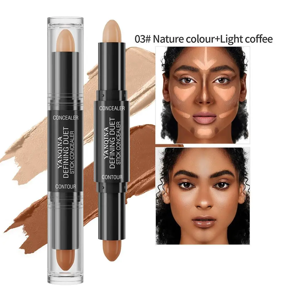 Face Foundation Concealer Pen Long Lasting Dark Circles Corrector Contour Stick Cosmetic Makeup Tools