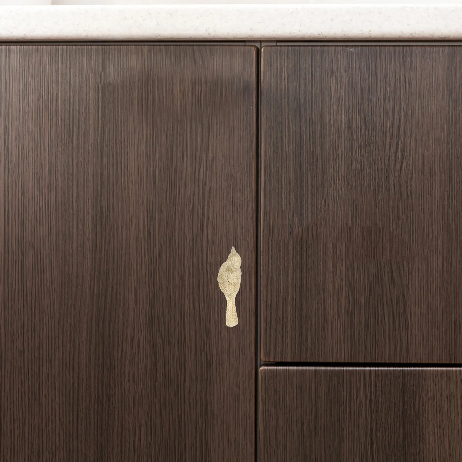 

1pc Small Bird Drawer Knob In Metal Copper Finish For Cabinet Cupboard Wardrobe Closet Furniture Hardware Pull Handle