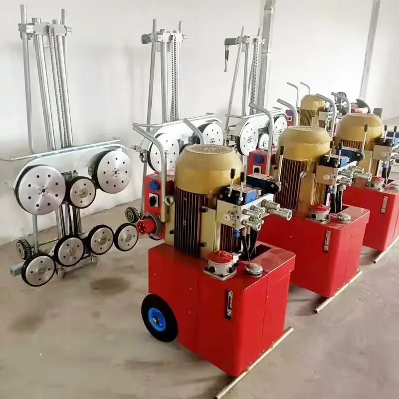 25kw Hydraulic Diamond Wire Saw Machine Tunnel Rock Cutting High Strength Wear Resistant