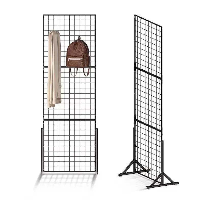 Wholesale Metal Wire Display Rack Supermarket Snack Display Rack Accessories Retail Store Supermarket Store Grid Panel Rack