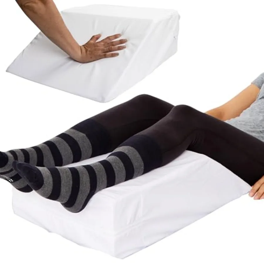 

ermell Zero Gravity Leg Rest Pillow Foam Wed for Post-Sur Recovery ack Pain Relief Side Sleng Varico Veins Restl Legs Includes