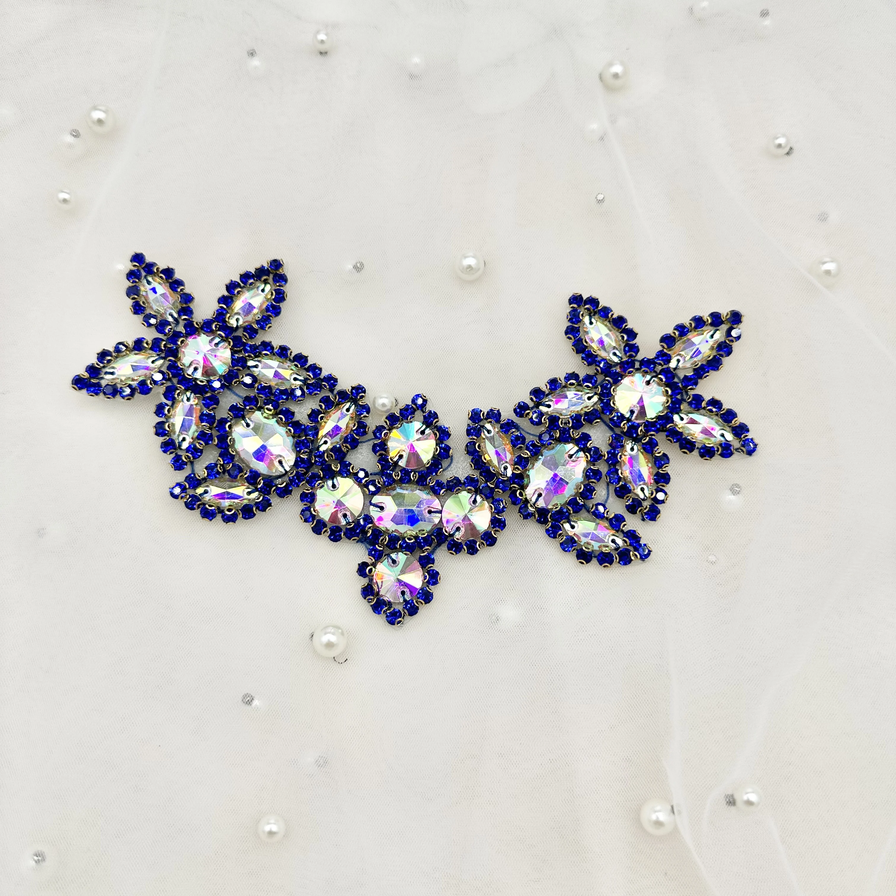 DIY Handmade Hairpin Brooch Pin Materials Rhinestone Stickers Glass Beads Accessories for Hair Decorations