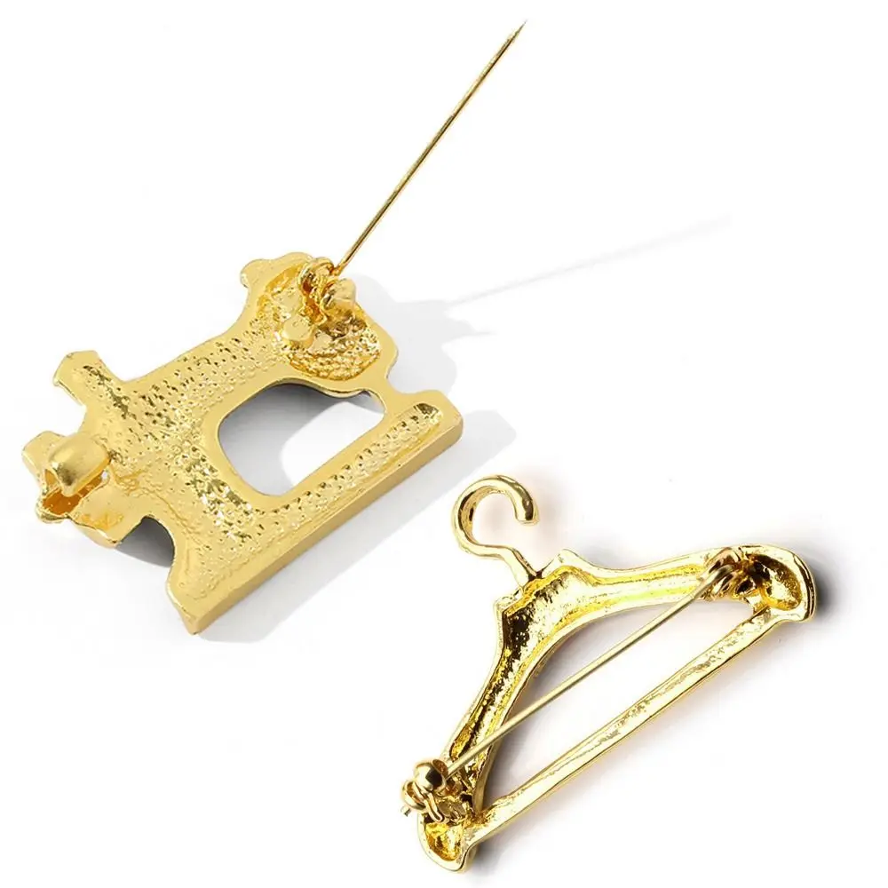 حقيبة الملابس والاكسسوارات المعدنية للنساء شماعات دبابيس ماكينة خياطة بروش دعوى طوق دبابيس المينا بروش #1