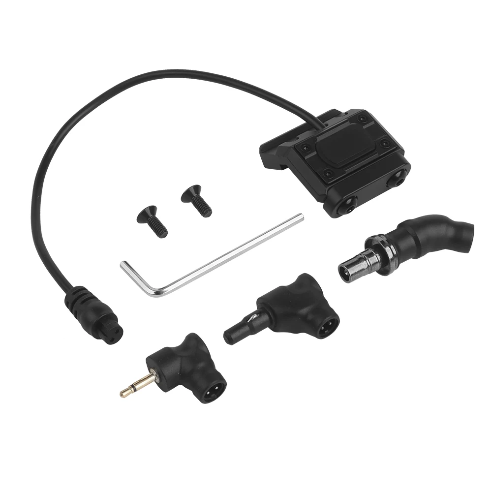 

Металлический боковой проводной переключатель UN для PEQ, лазерный свет, кран SF, 2,5 мм, разъемы, фонарик, боковое крепление, совместимая с планкой Пикатинни