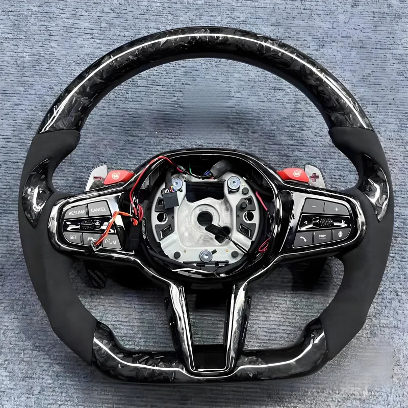 in Stock CarbonFiber LED Car Steering Wheel for BMW F05 F07 F30 F10 F12 F15 F36 F20 F22 F25 F32 F35 F36 M3 M5 M6 E70 E90 E91