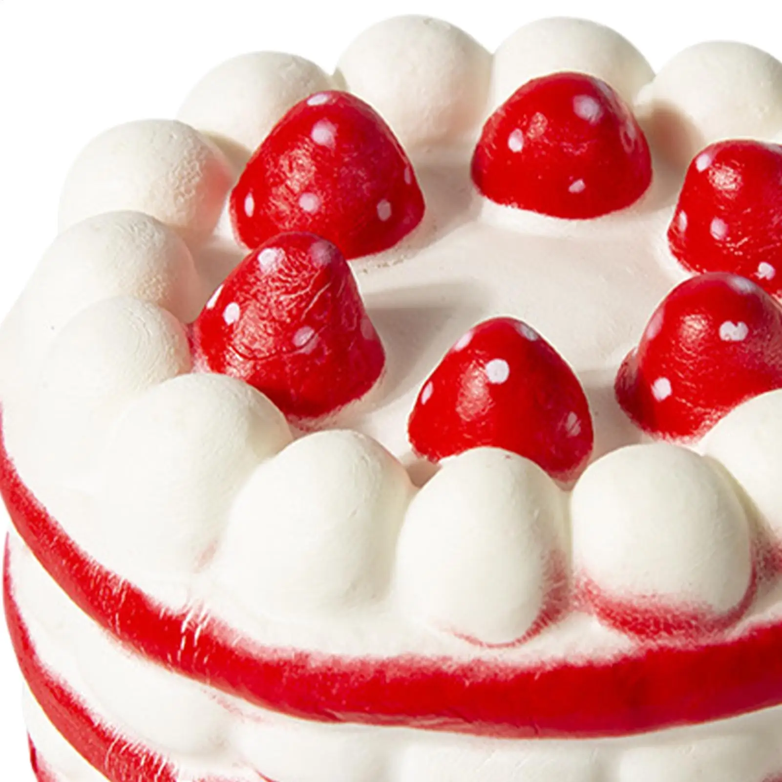 Strawberry Cake Sensory Fidget Toy Soft Slow Rising Funny Cream Cake Sensory Fidget Toys for Kids Pretend Play Game Home School