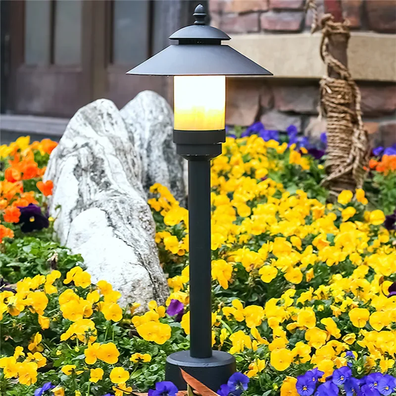 APRIL Contemporary Outdoor Lawn Lamp LED Electric Waterproof Villa Garden Courtyard District Residential Quarters Lawn Lamp ﻿