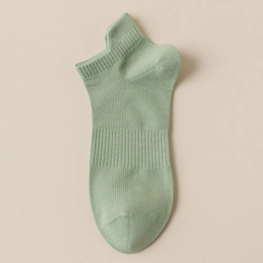 Cotton Socks Solid Color Boat Socks Men's Low-cut Boat Socks Soft Cotton Anti-slip Sweat-absorbing Sports