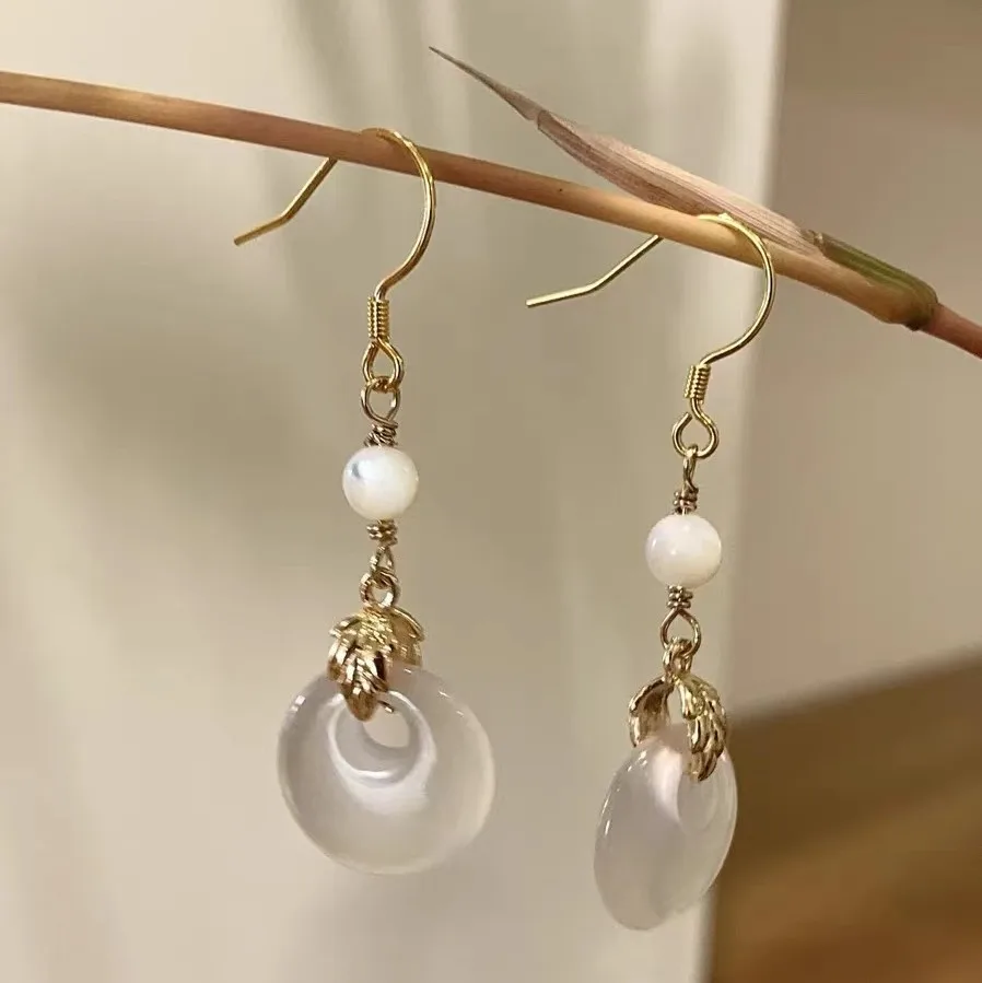 

Серьги aretes Ювелирные наборы серьги для женщин Серьги кошачий глаз кабошон мама как тренд 2024