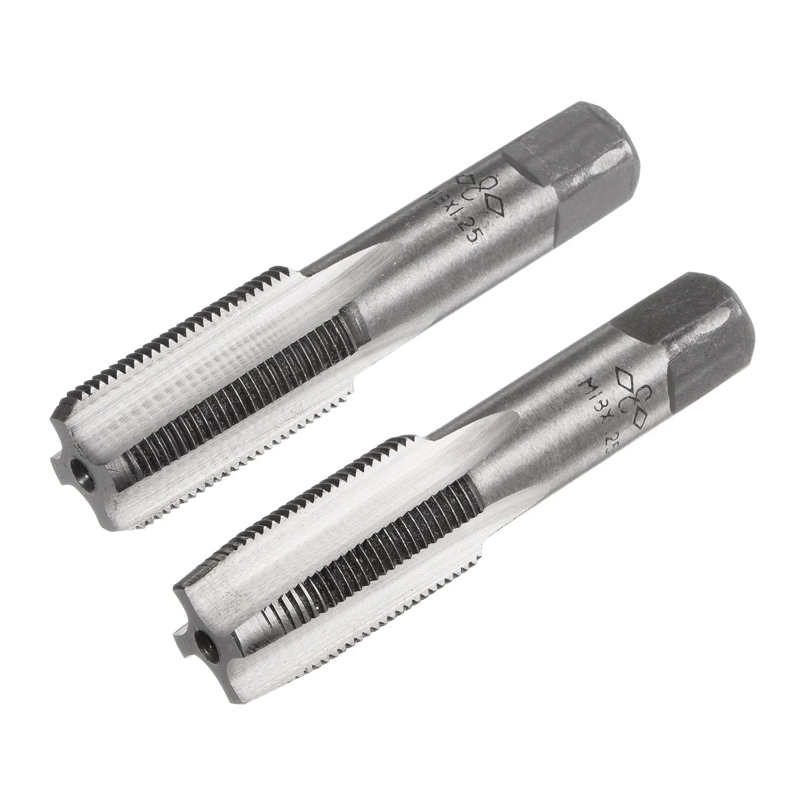 M18 x 1.25 Alloy Tool Steel Taper/Bottom Thread Taps Metric Hand Tap Set 1 Pair
