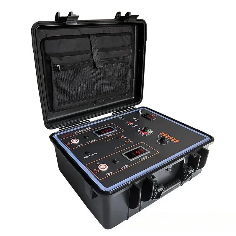 Verification device, electroscope, test gear adjustment, simulated high voltage sound and light alarm overcurrent