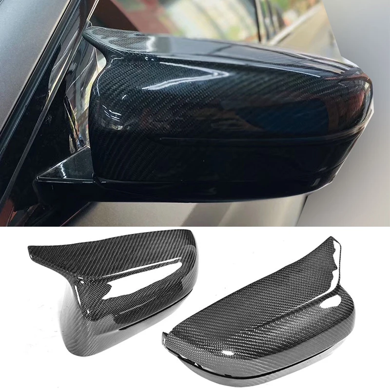 Carbon Fiber Rearview Mirror Covers Caps for BMW 5 Series G30 G31 7 Series G11 G12 Sedan 2017-2019 Car Side Mirror Caps Covers