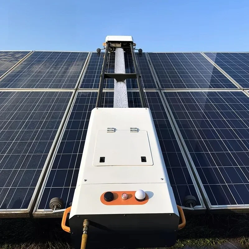 Automatic solar panel cleaning robot Remote photovoltaic cleaning robot Automatic photovoltaic remote control X6 cleaning brush