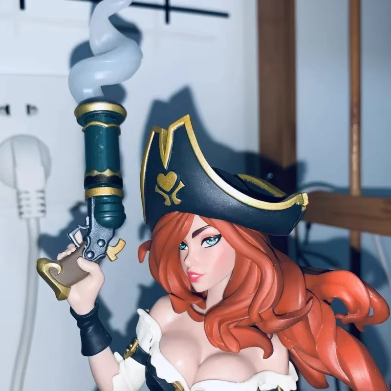 League Of Legends Lol Female Gun Miss Fortune Hand-Made Statue Medium-Sized Sculpture Collection Game Hand-Made Model Toy Gift