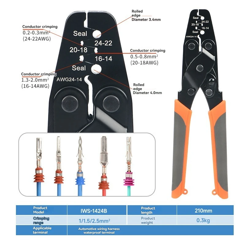 New Automotive DT Connector Plug Spring Terminal Return Pin Series Tool Pliers Recommended Manual Pin Crimping Pliers