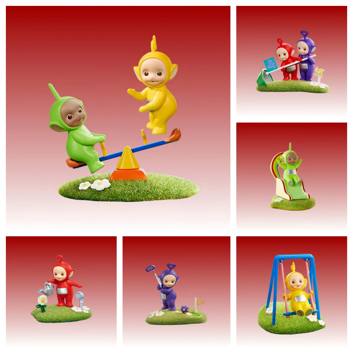 

Teletubbies Magic Island Series Blind Box Anime Figure Tinky Winky Dipsy Laa-Laa Po Desktop Ornaments Decoration Model Doll Toys