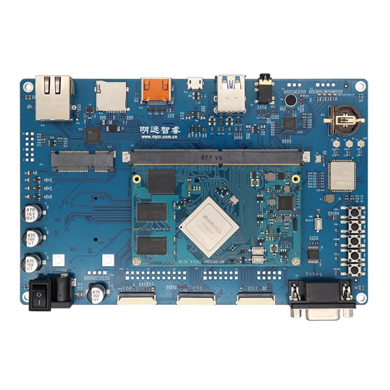 Rk3399 Industrial Control Core Plate Rk3399 Vending Machine Mainboard Six-Core ARM Face Recognition Development Board