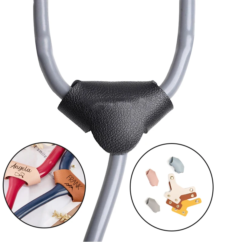 

Personalized Leather Stethoscope Accessories For Nurse Doctor Vet,Free Customized ID Name Logo Tag Image,Stethoscope Lable Gift