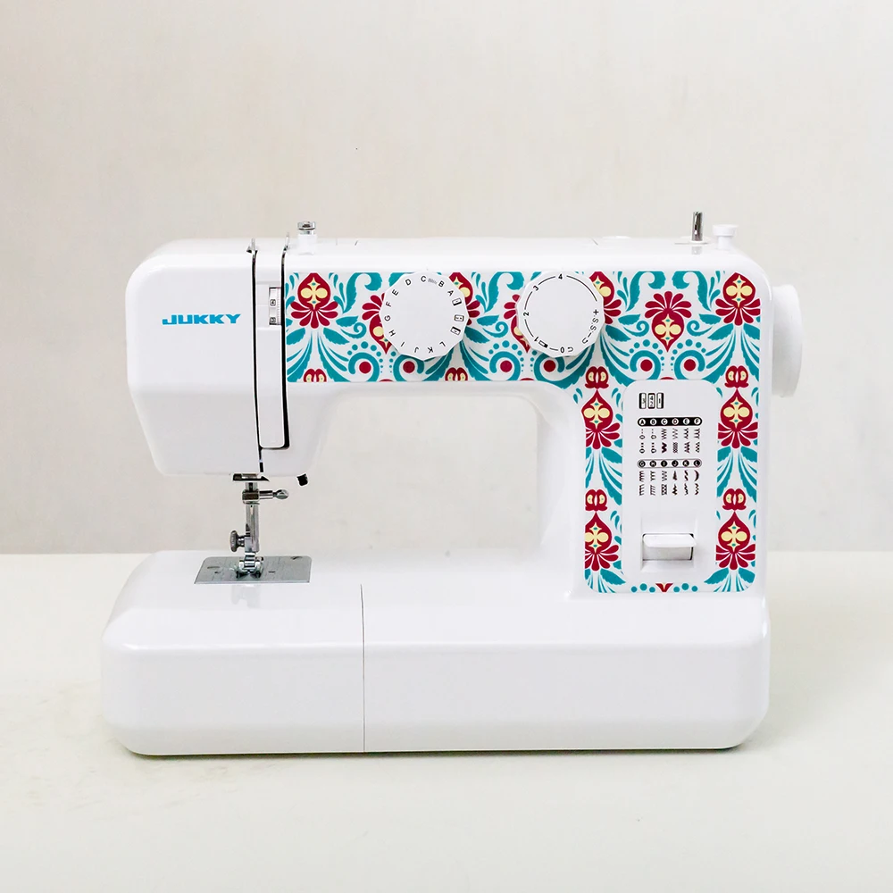 6824 Double Stitch Multi-Functional Electric Benchtop Sewing Machine – Portable Home Sewing Tool for Garment Making
