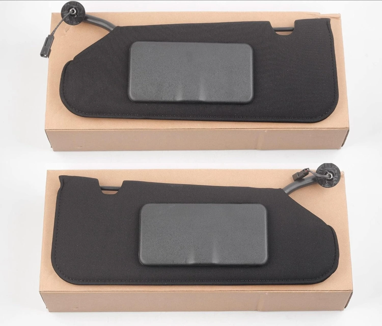 Left Driver & Right Passenger Side Sun Visor For Chevrolet Corvette C6 2005-2013 Replaces 23142243 23142245 Sunshield With Lamp