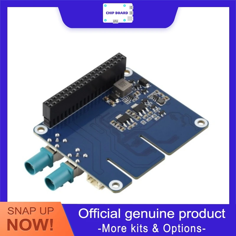 Adaptador de Câmera GMSL Waveshare 2Ch, Deserializador MAX9296A HAT para Raspberry Pi 5 Jetson NX Nano