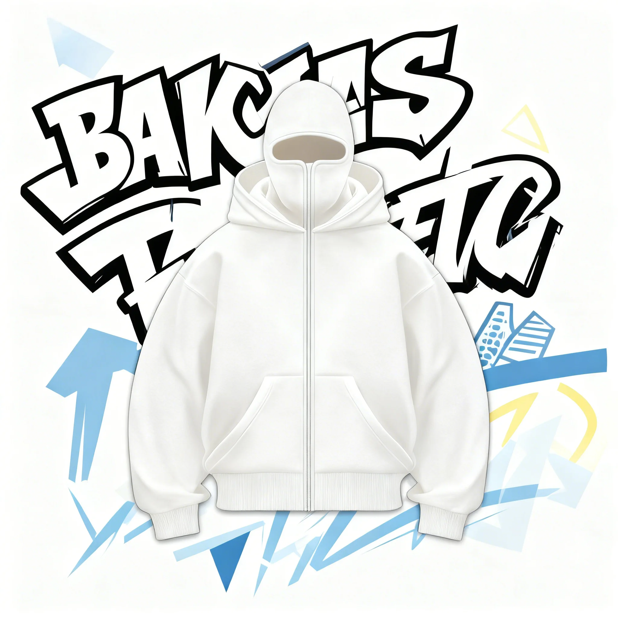 

Новая мужская и женская Балаклава Y2K, готическая Harajuku, зимняя новинка, толстовка с двойным капюшоном, мужская маска с капюшоном, спортивная одежда на молнии