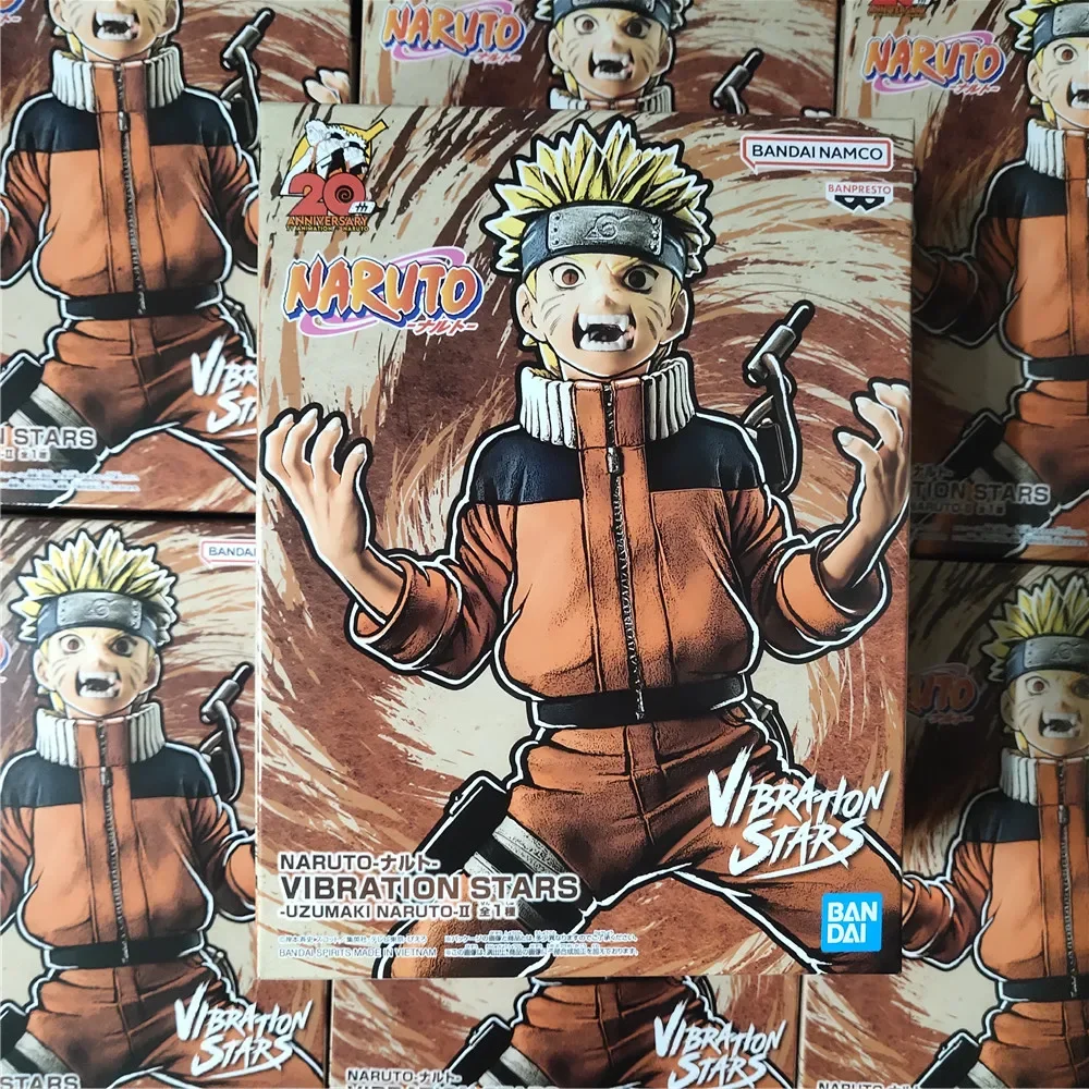 Anime Original Bandai Nartuo VIBRATION STARS Uzumaki Naruto PVC Action Figures Collect Decorative Model Figurine Toys