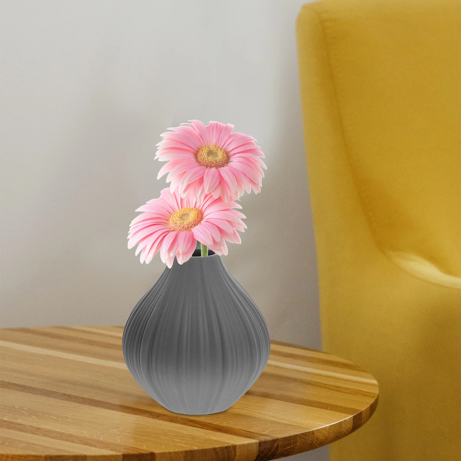 

1Pcs Ceramic Flower Vase Mini Simple Style Desktop Vase Creative Aroma Diffuser Home Ornament Planter Home Furnishing