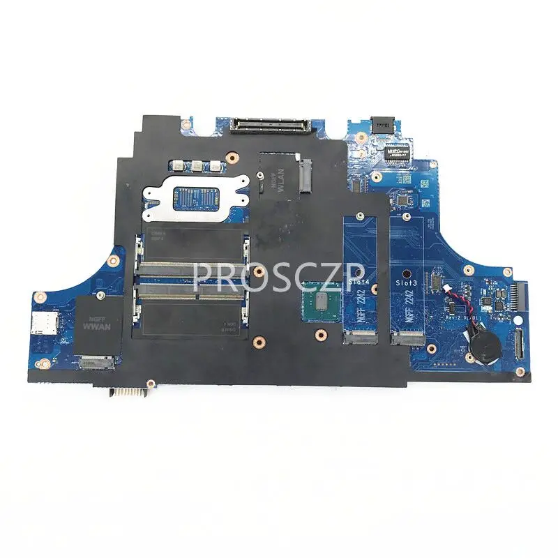 CN-0MW3Y4 0MW3Y4 MW3Y4 For Dell OEM Precision 17 7710 Laptop Motherboard AAPB0 LA-C551P With SR2FM E3-1535M CPU 100% Full Tested