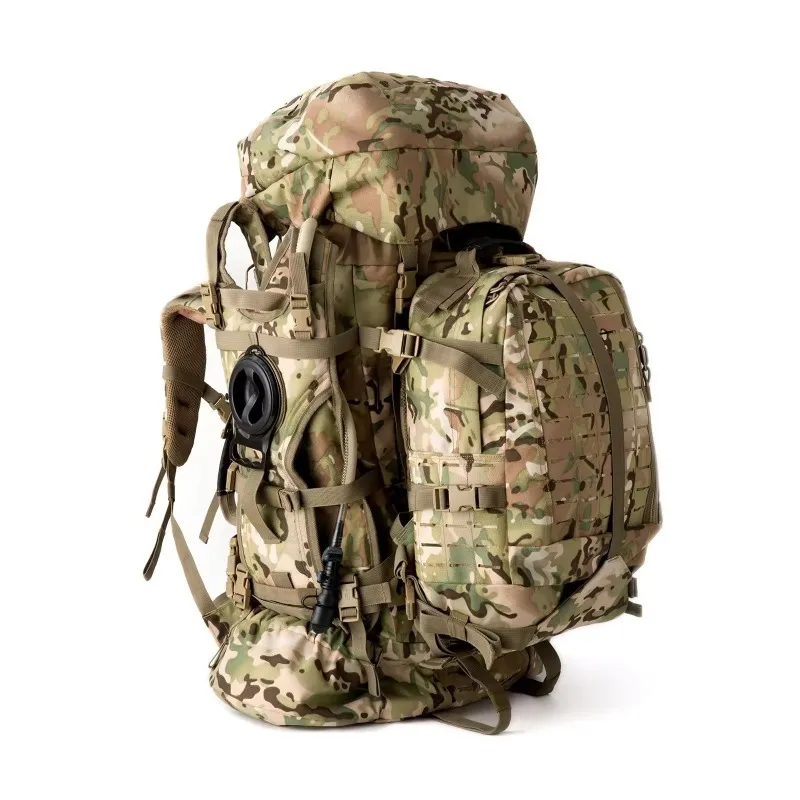 100L Large Capacity Tactical Backpack, Outdoor Multifunctional Professional Hiking Backpack