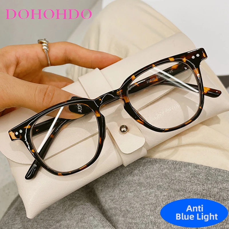 

Popular Vintage Classic Square Rice Nail Anti-Blue Light Glasses Women Men Luxury Brand Design Computer Optical Eyeglasses Gafas