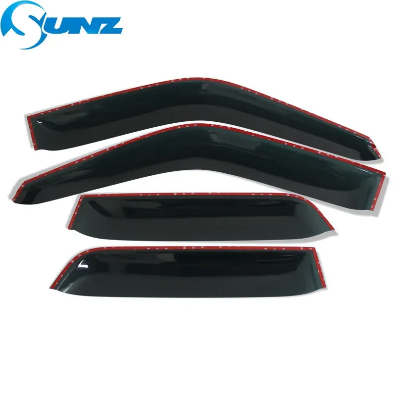 Side Window Deflectors For Toyota Hilux Surf 1990 1991 1992 1993 1994 1995 Black Window Visors Sun Rain Guards Deflectors SUNZ