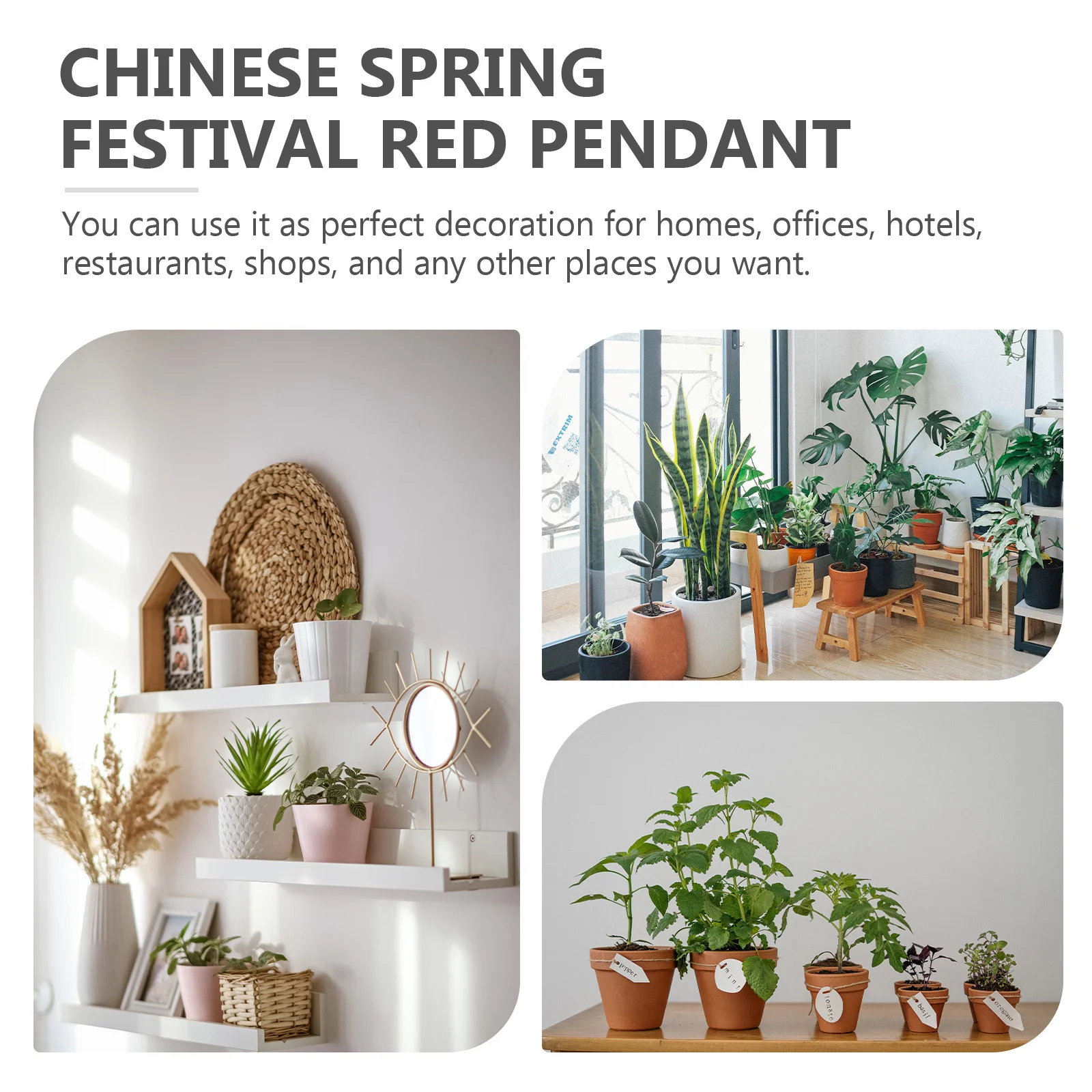 

5Pcs Spring Festival Dragon Ornaments Bonsai Pendants Chinese Style Hanging Lucky New Year Decorations 2024 Dragon Charms