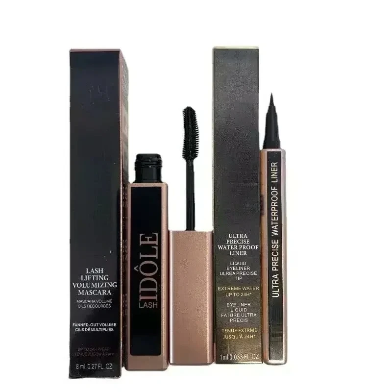 Rímel de cílios enrolados pretos, alonga os cílios, volume extra, longa duração, à prova d'água, naturais, secagem rápida