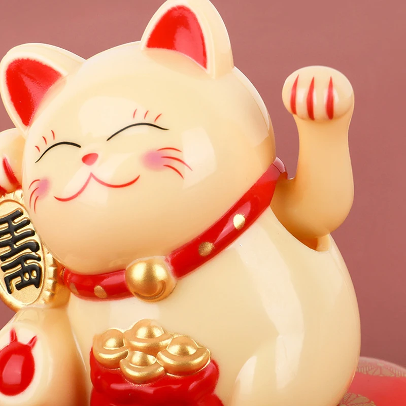 Chat porte-bonheur solaire 62Maneki Neko pour la décoration de la maison, du bureau et de la voiture