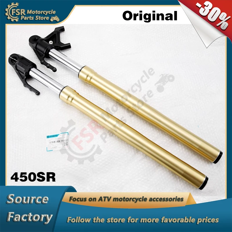 

LH & RH FRONT SHOCK ABSORBER,Fits CFMOTO 450SR 2023-2025 CF400-6F(EU5)/-6H,P/N:6AQV-050600-1005-M2 6AQV-050500-1005-M2,Original