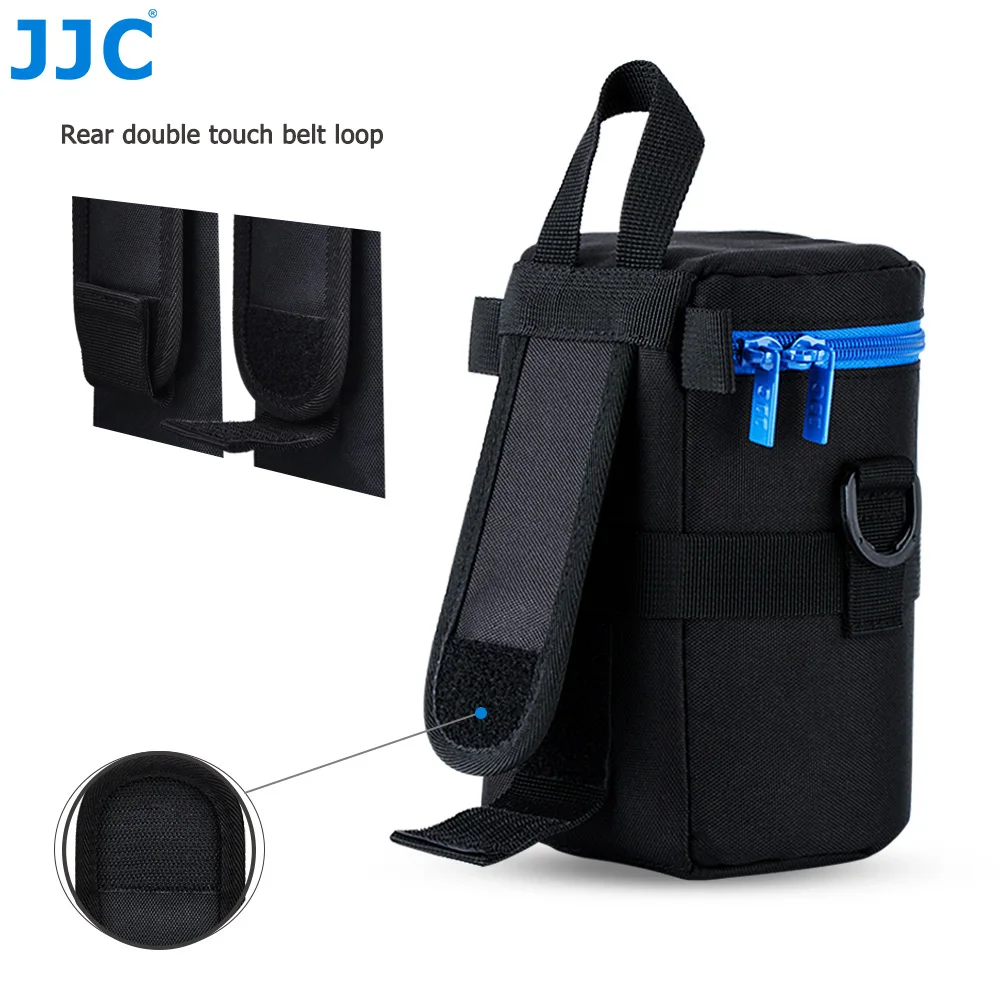 JJC Thick Camera Lens Case For Nikon Sony Fujifilm Olympus Panasonic DSLR Mirrorless Water Resistant Camera Lens Protective Bag