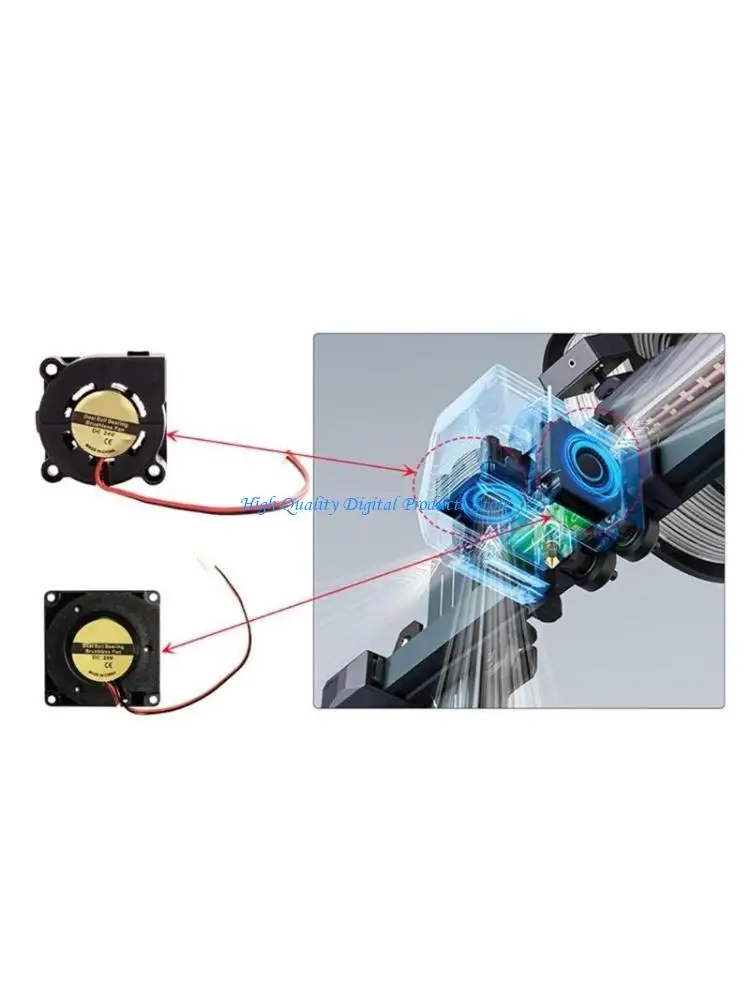 

U2JE 4010/4015/3010 Blower Fan 4010 Double Bearing Brushless Cooling Fan for Neptune