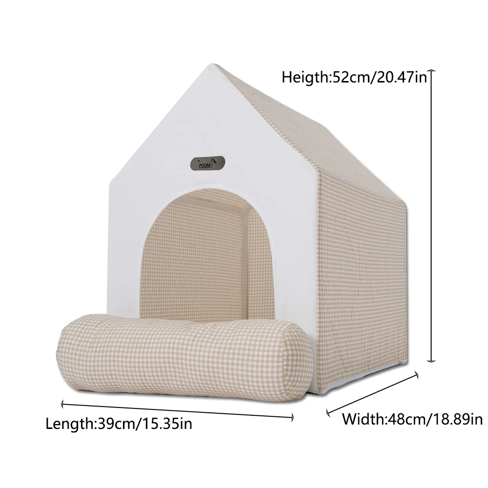 Detachable wash dog house Dog house four seasons general large space breathable fully enclosed pet tent dog kennel cat kennel