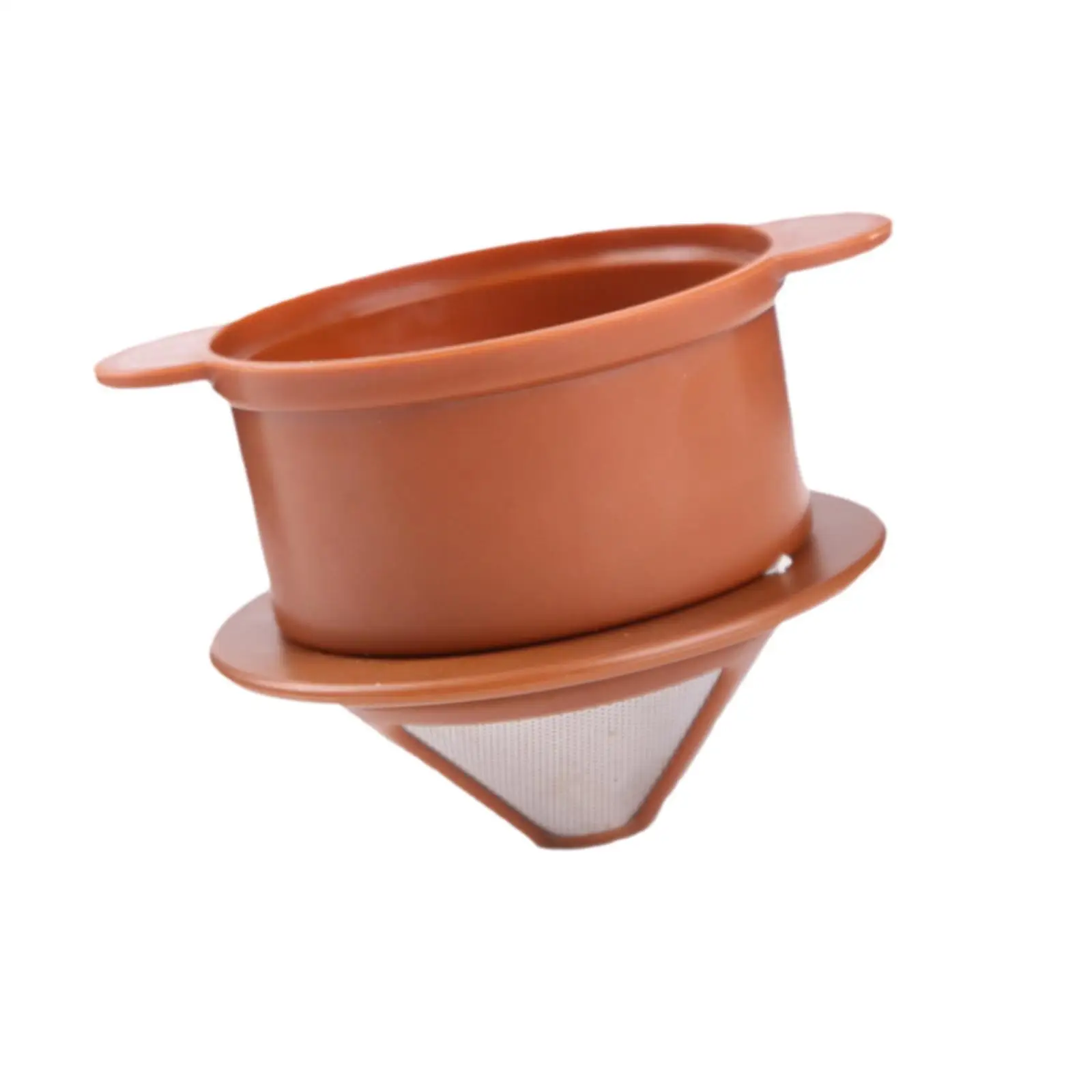Coffee Filter Cup with Handles Reusable Coffee Dripper for Restaurant Office