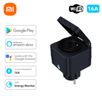 Xiaomi Tuya EU Outdoor Waterproof Smart Plug WiFi Smart Socket 16A Smart Life APP Control With Power Monitor Alexa Google Home