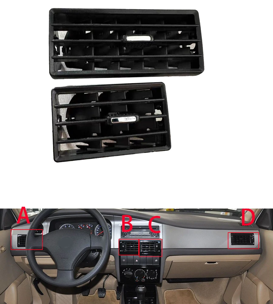 

For Volkswagen Santana Vista Car Interior Air Outlet Centre Console Air Conditioner Warm Air Vent Panel