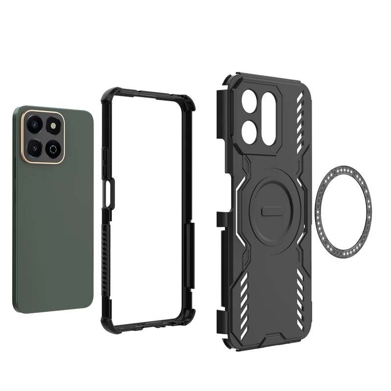Armor Case For Honor X6b 5G Magnetic Adsorption Wireless Charge Back Cover For Honor X6b 5G Case For Honor X6b 5G Case 6.77 inch view 3