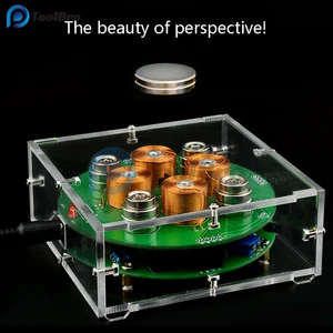 Kit de Levitação Magnética Eletrônica, Push-Down Maglev, Brinquedo Criativo, Ornamento DIY, Solda Ensino Kit 8 principais vendas kit levitador magnético - №6