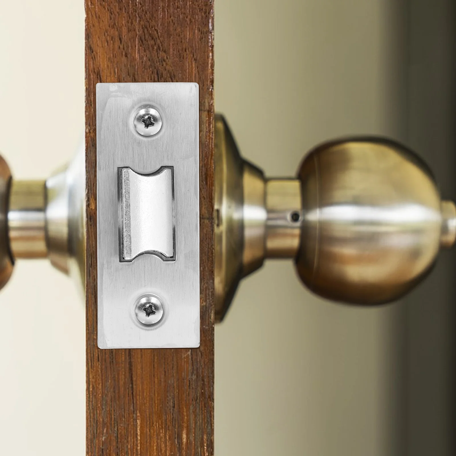 

Stainless Steel Tubular Latch 50Mm Internal Mortice Latch for Door Knob Handles Safety Lock Hardware Adjustable for Interior