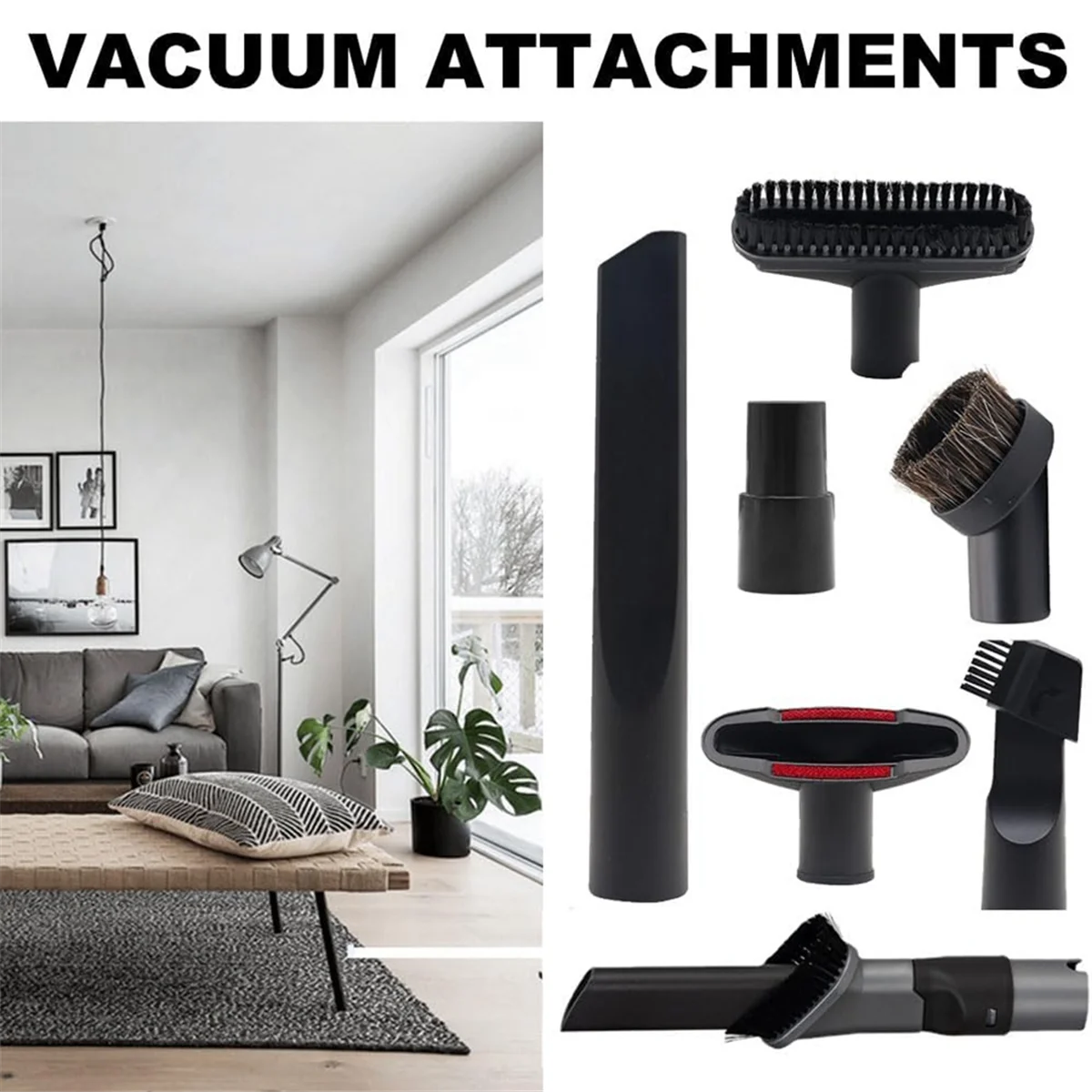 Vacuum Attachments Crevice Tool Duster Brush for Shark Rocket Lift Away NV680 NV752 NV800 HV300 NV650 NV803_ABGP