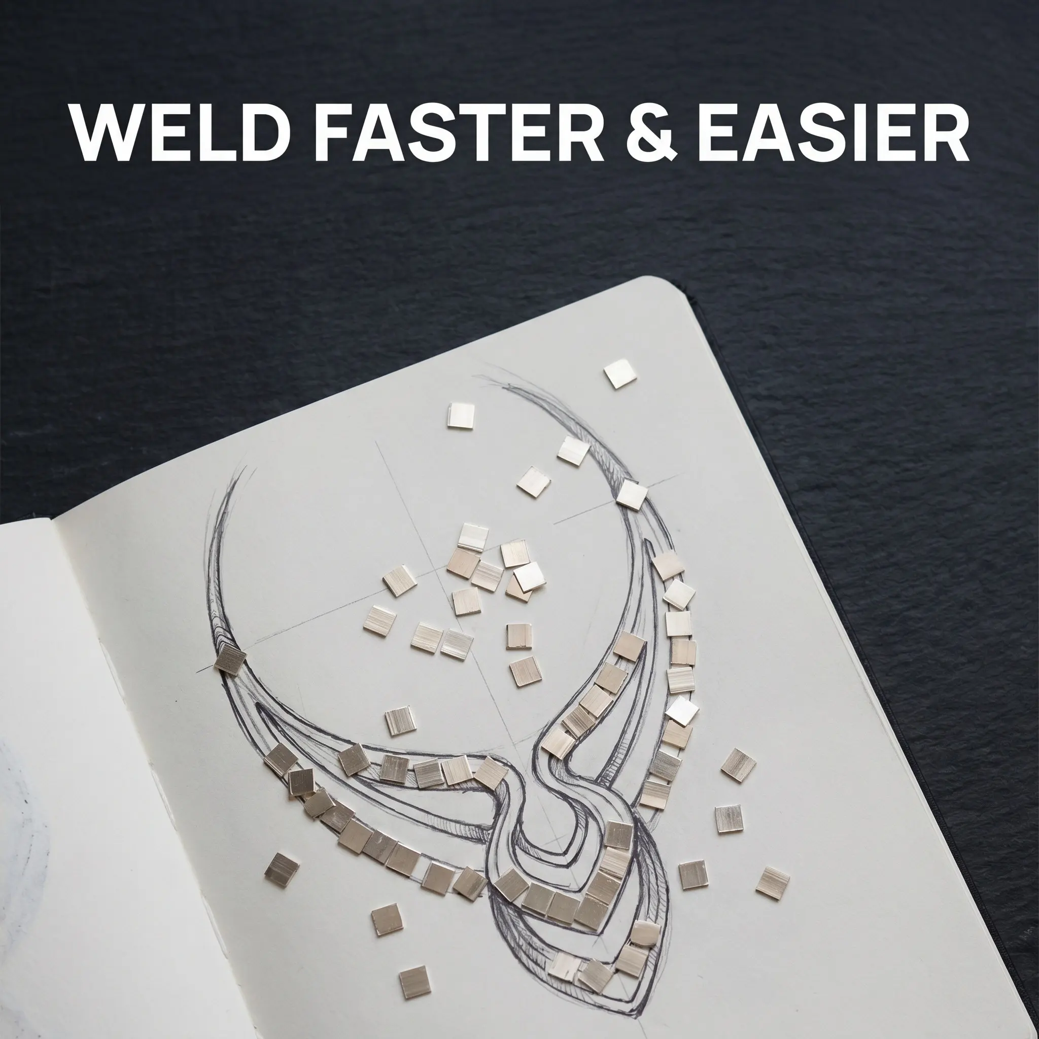 100Pcs Low Temperature Silver Solder Precut Tabs for Jewelry Repair Easy Soldering Jewelry Making Tool Silver Solder