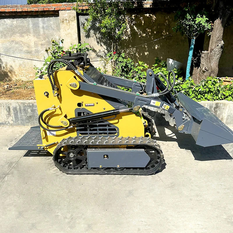 

Euro 5 EPA Skid Steer Mini Track Skid Steer Loader 380KG With Forest Mulcher Lawn Mower
