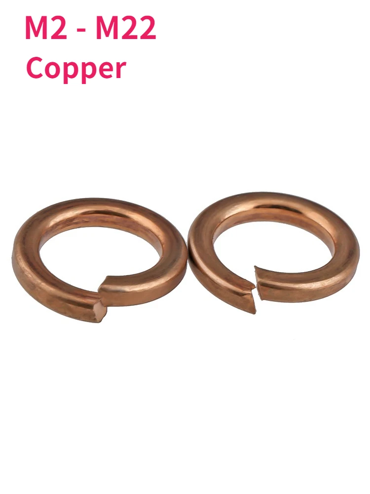 M2 M2.5 M3 M4 M5 M6 M8 M10 M12 M14 M16 M18 M20 M22 Copper Gasket Copper Bullet Pad Brass Spring Washer