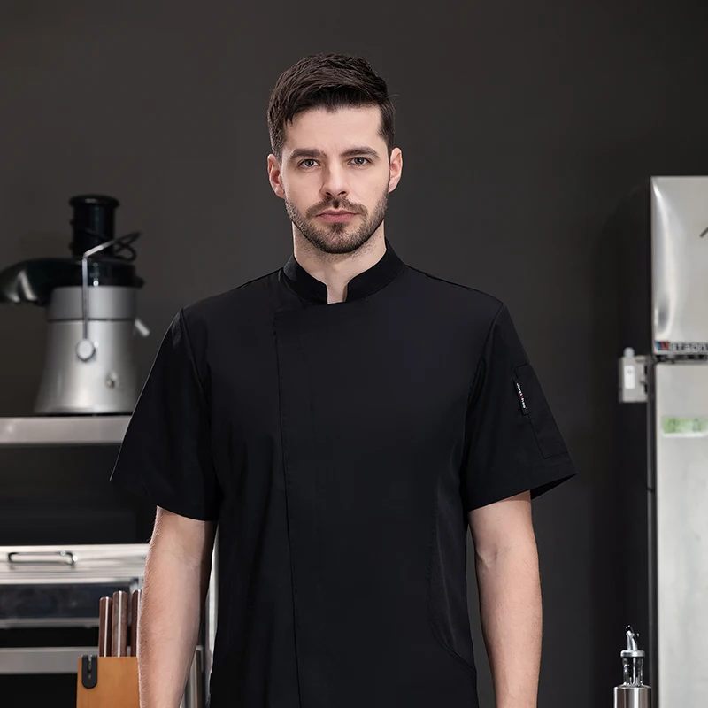 Uniforme de Chef para hombre y mujer, uniforme de camarero, servicio de comida, traje de Chef, chaqueta de cocinero para Hotel, ropa de Catering